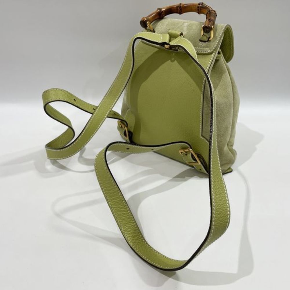 Gucci Mini Bamboo Backpack Green - image 5